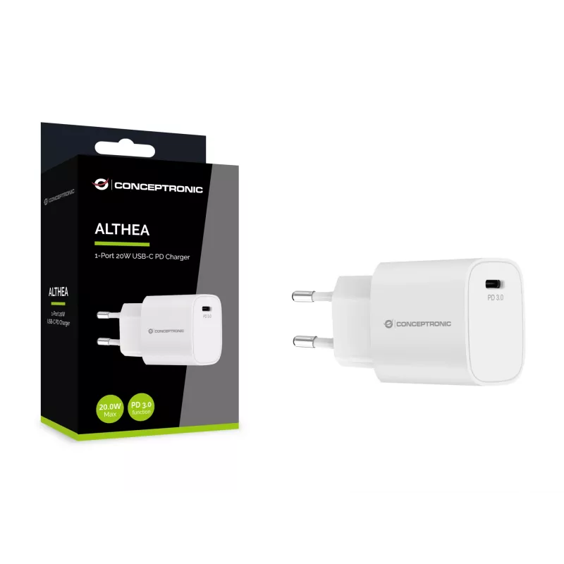Caricabatterie Conceptronic 1 porta 20W USB-C PD
