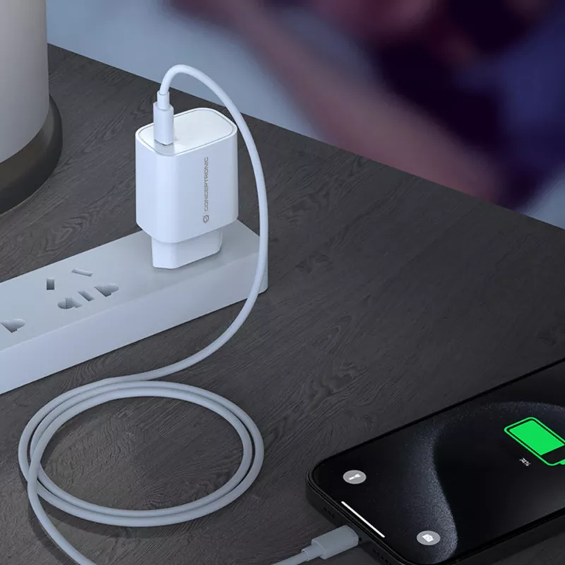 Caricabatterie Conceptronic 1 porta 20W USB-C PD