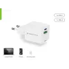 Conceptronic caricabatterie 2 porte 20W GaN USB PD, USB-C x 1, USB-A x 1 ALTHEA15W