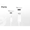 Conceptronic caricabatterie 2 porte 20W GaN USB PD, USB-C x 1, USB-A x 1 ALTHEA15W