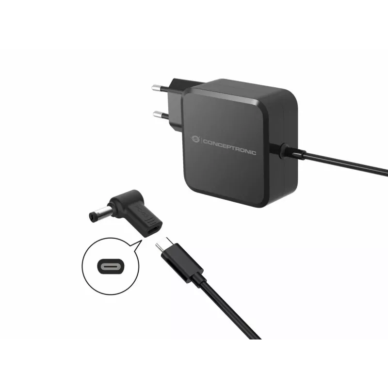 Conceptronic ABBY15PC03 adattatore DC-USB-C, Acer/universale 5,5x1,7mm, 18-20V