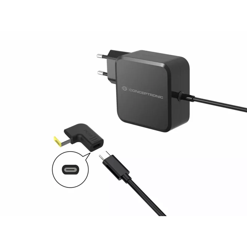 Conceptronic ABBY15PC05 adattatore DC-USB-C, Lenovo slim tip, 18-20V