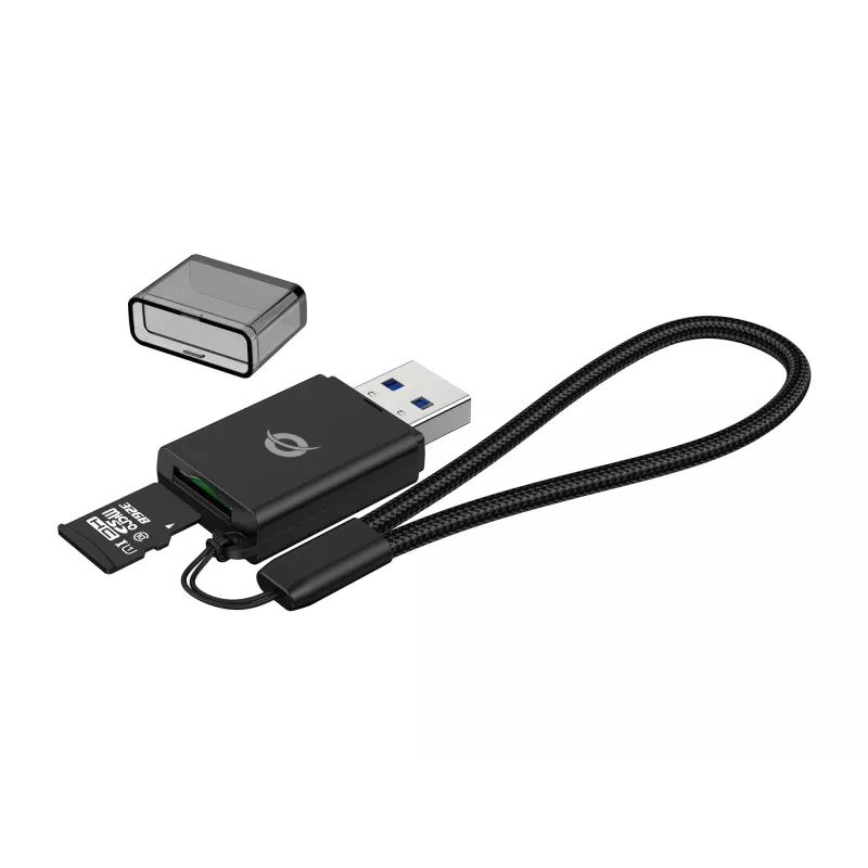 Conceptronic BIAN07B lettore di schede TF/MicroSD 3.0, UHS-I, USB 3.0, 5Gbps