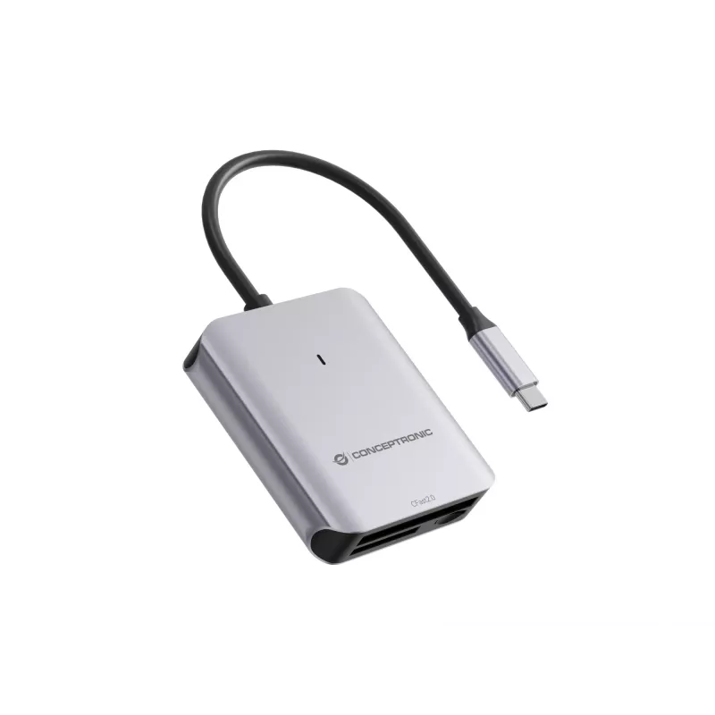 Conceptronic BIAN09G lettore di schede 3-in-1 USB 3.2 Gen 2, CFast 2.0, SD TF/MicroSD 4.0, UHS-II