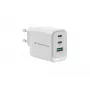 Caricabatterie Conceptronic ALTHEA21W65 3 porte 65W GaN USB PD, USB-C x 2, USB-A x 1, QC 3.0, PPS, PD 3.0