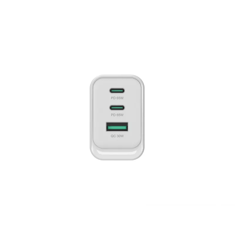 Caricabatterie Conceptronic ALTHEA21W65 3 porte 65W GaN USB PD, USB-C x 2, USB-A x 1, QC 3.0, PPS, PD 3.0