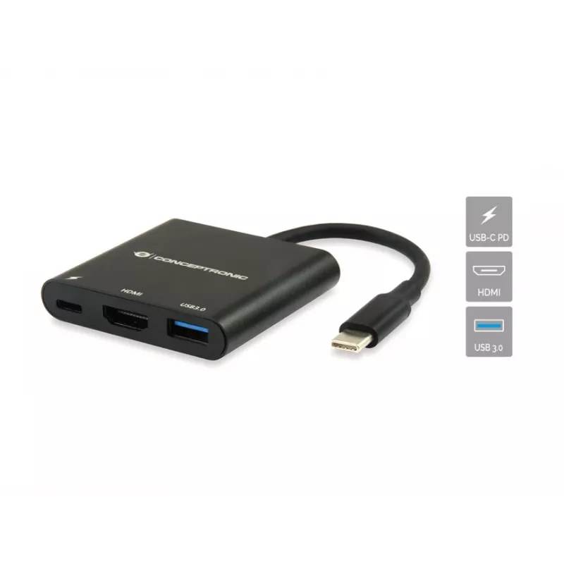 Dock per laptop/port replicator Conceptronic DONN01B USB 3.2 Gen 1 (3.1 Gen 1) Type-C nero