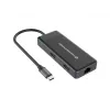 Dock per laptop/port replicator Conceptronic DONN14G con filo USB 3.2 Gen 1 (3.1 Gen 1) Type-C grigio