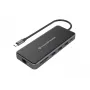 Dock per laptop/port replicator Conceptronic DONN15G con filo USB 3.2 Gen 1 (3.1 Gen 1) Type-C grigio