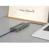 Dock per laptop/port replicator Conceptronic DONN15G con filo USB 3.2 Gen 1 (3.1 Gen 1) Type-C grigio