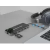 Dock per laptop/port replicator Conceptronic DONN15G con filo USB 3.2 Gen 1 (3.1 Gen 1) Type-C grigio