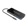 Dock per laptop/port replicator Conceptronic DONN15G con filo USB 3.2 Gen 1 (3.1 Gen 1) Type-C grigio