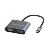 Conceptronic DONN16G con filo USB 3.2 Gen 1 Type-C grigio 100W 4K Ultra HD