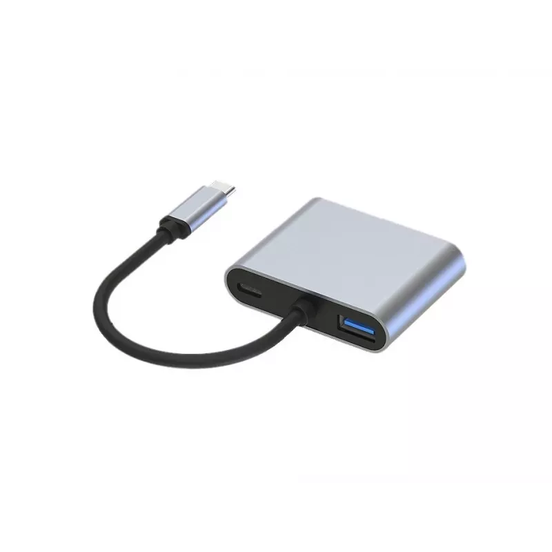 Conceptronic DONN16G con filo USB 3.2 Gen 1 Type-C grigio 100W 4K Ultra HD