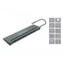 Docking station/port replicator per laptop Conceptronic DONN17G con filo USB 3.2 Gen 1 (3.1 Gen 1) Type-C grigio