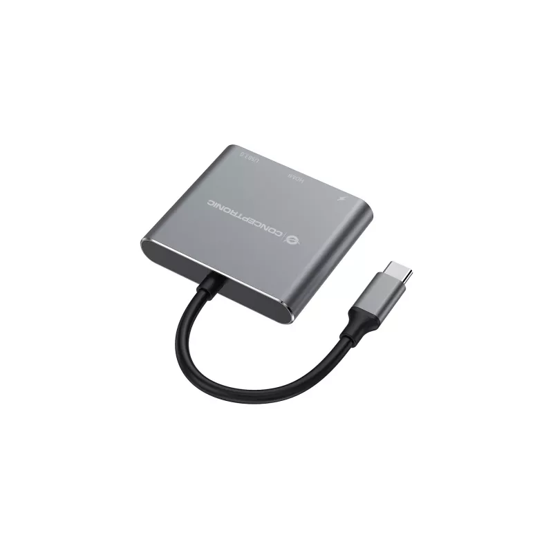 Docking station 3-in-1 Conceptronic DONN18G USB 3.2 Gen 1, HDMI, USB 3.0, 100W USB PD