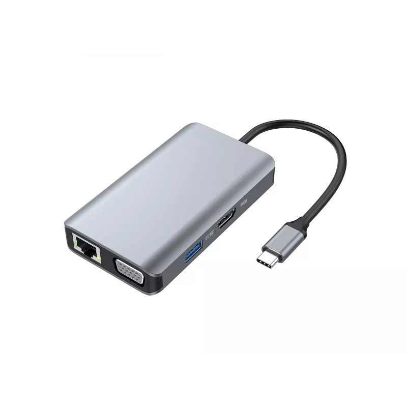 Docking station/port replicator per laptop Conceptronic DONN21G con filo USB 3.2 Gen 1 (3.1 Gen 1) Type-C grigio