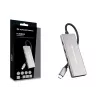 Hub di interfaccia Conceptronic HUBBIES17G USB 3.2 Gen 2 (3.1 Gen 2) Type-C 10000 Mbit/s grigio