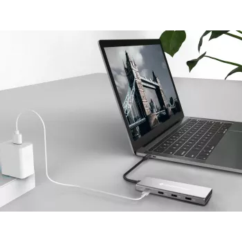 Hub di interfaccia Conceptronic HUBBIES16G USB 3.2 Gen 2 (3.1 Gen 2) Type-C 10000 Mbit/s grigio