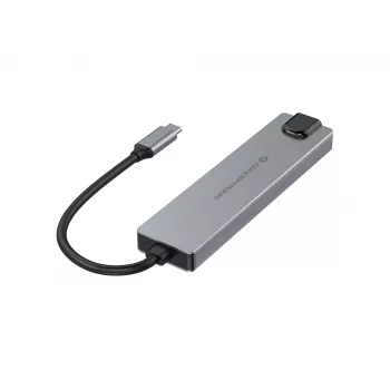 Docking station 6-in-1 Conceptronic DONN29G USB 3.2 Gen 2, HDMI 4K60Hz, USB-A 10Gbps x 2, USB-C 10Gbps, GbE LAN, 140W USB PD 3.1
