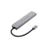 Docking station 6-in-1 USB 3.2 Gen 1 CONCEPTRONIC DONN33G HDMI, 2×USB-A 5Gbps, 2×USB-C 5Gbps, 100W USB PD, argento