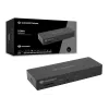 Conceptronic DONN30B base di aggancio Thunderbolt 4 13 in 1, 40 Gbit/s, 96 W, HDMI, 2x USB-A, USB-C, LAN 2,5GbE, lettore di schede SD, nera