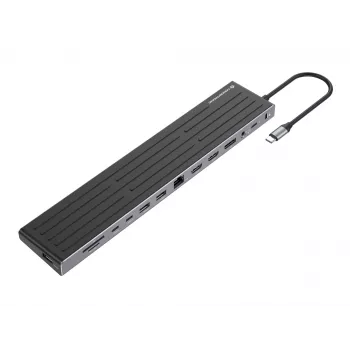 Docking station Conceptronic DONN32B 14-in-1 USB 3.2 Gen 1 HDMI DP
