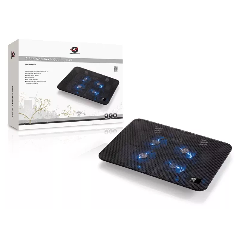 Pad di raffreddamento per notebook Conceptronic THANA, per schermi fino a 39,6 cm (15,6