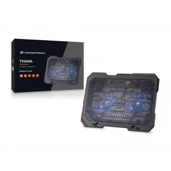 Pad di raffreddamento per notebook Conceptronic THANA, adatto fino a 15,6