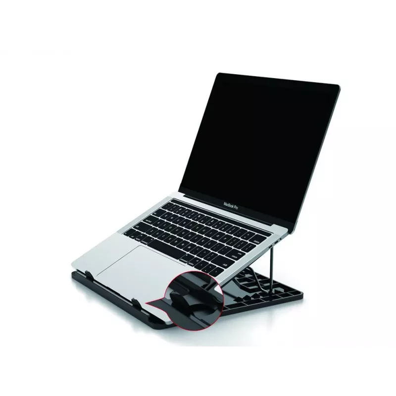 Supporto di raffreddamento per laptop Conceptronic ERGO supporto per laptop nero 39,6 cm (15,6