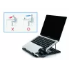 Supporto di raffreddamento per laptop Conceptronic ERGO supporto per laptop nero 39,6 cm (15,6
