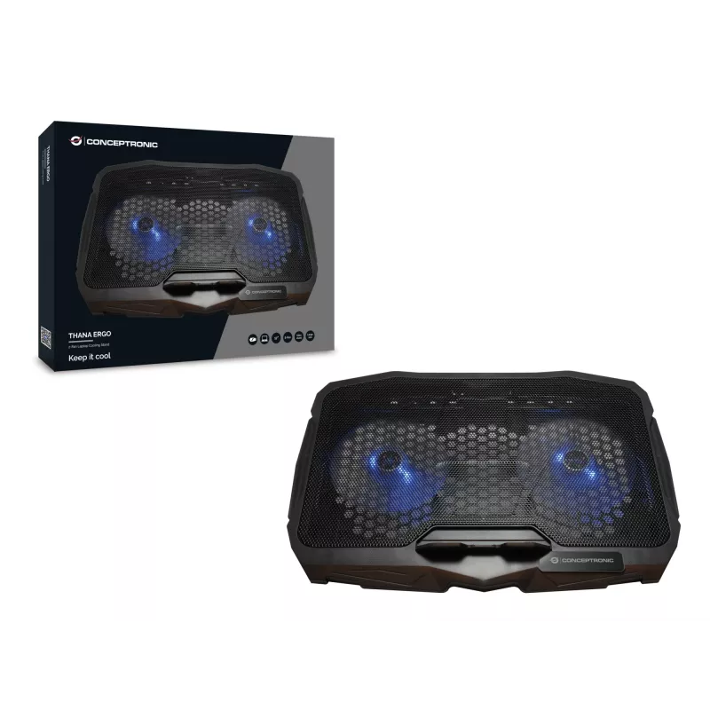 Pad di raffreddamento per laptop Conceptronic THANA07B 43,2 cm (17