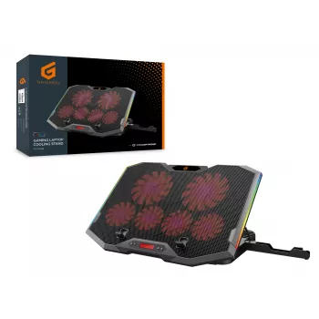 Supporto di raffreddamento per laptop da gaming Conceptronic THYIA ERGO con 6 ventole, 43,2 cm (17