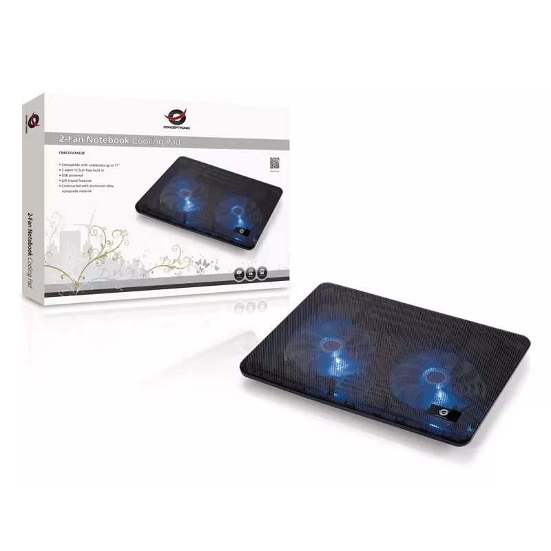 Pad di raffreddamento per notebook Conceptronic THANA, adatto fino a 15,6