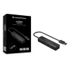 Hub USB 3.0 in alluminio Conceptronic 4 porte con adattatore USB-C a USB-A