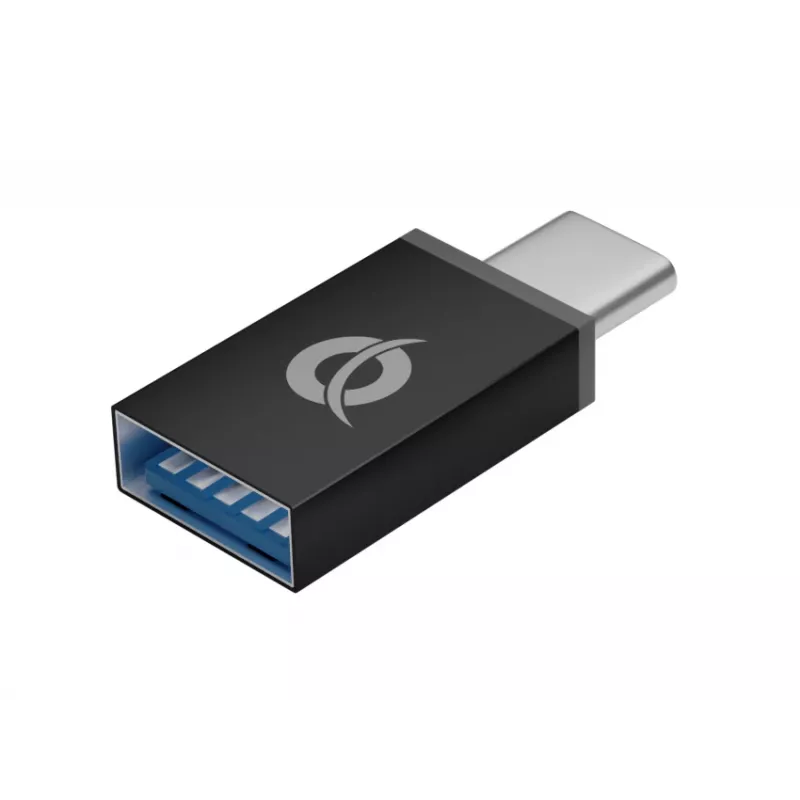 Hub USB 3.0 in alluminio Conceptronic 4 porte con adattatore USB-C a USB-A