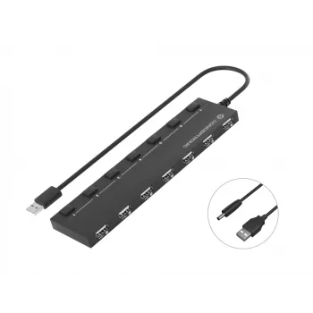 Hub Conceptronic HUBBIES 7 porte USB 2.0