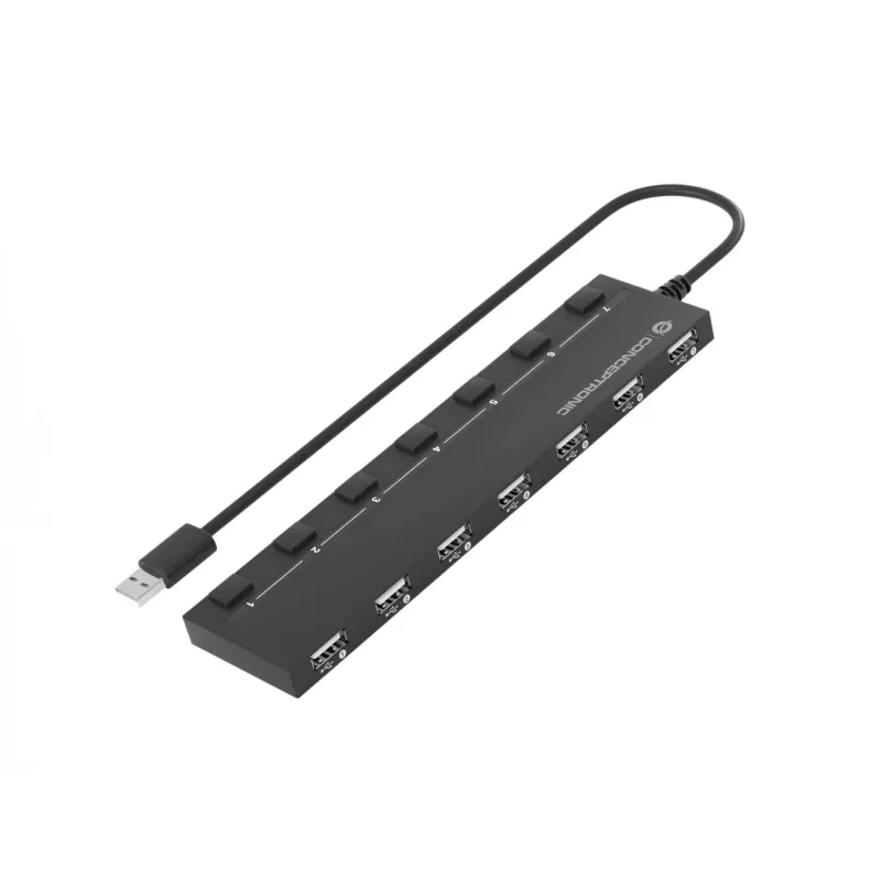 Hub Conceptronic HUBBIES 7 porte USB 2.0