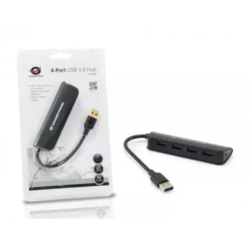 Hub USB Conceptronic 4 porte C4PUSB3