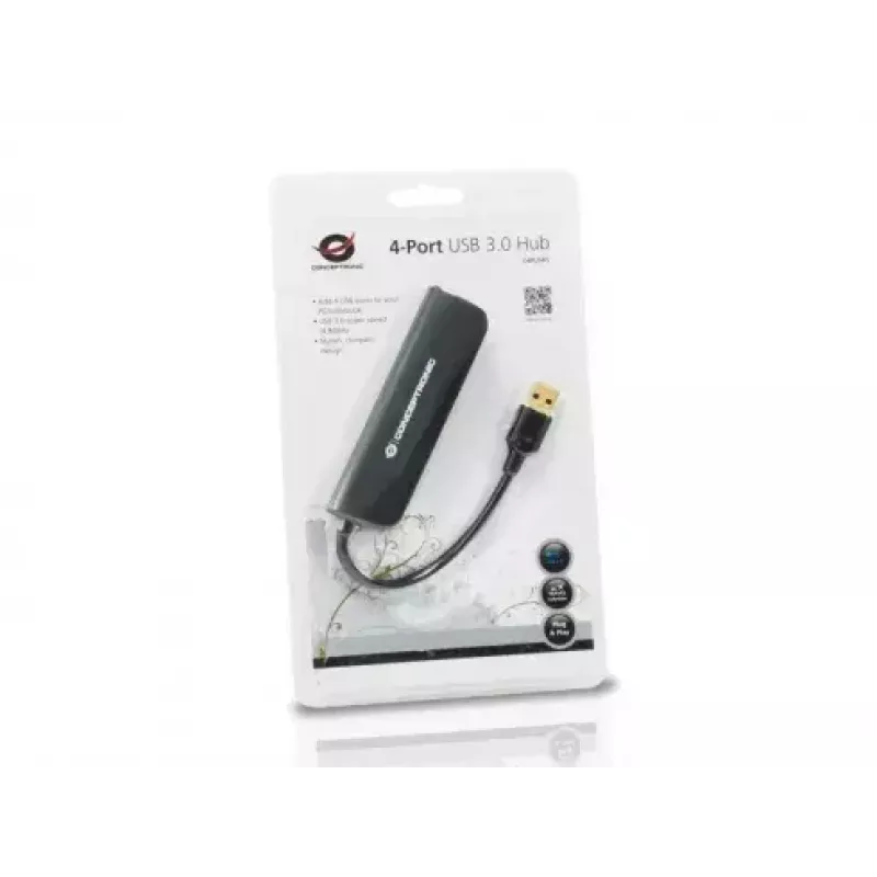 Hub USB Conceptronic 4 porte C4PUSB3