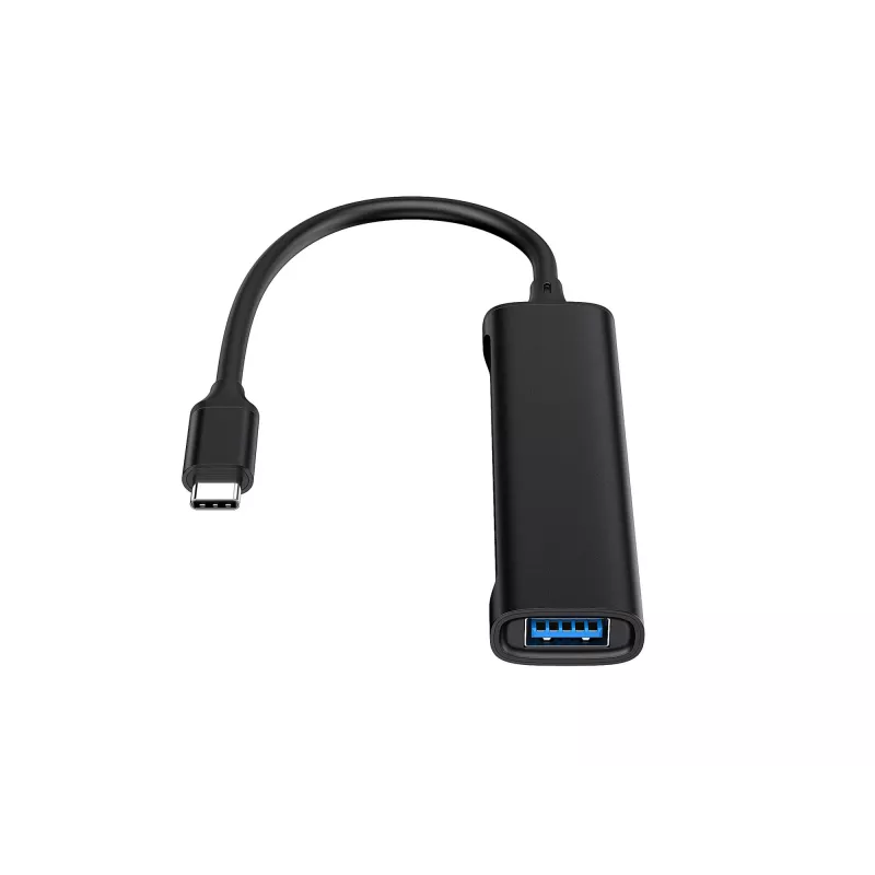 Hub Conceptronic HUBBIES 4 porte USB 3.0, 2 porte USB-C e 2 USB-A, case in alluminio, connettore maschio USB-C