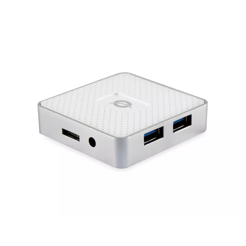 Hub di interfaccia Conceptronic HUBBIES03W USB 3.2 Gen 1 (3.1 Gen 1) Micro-B 5000 Mbit/s bianco