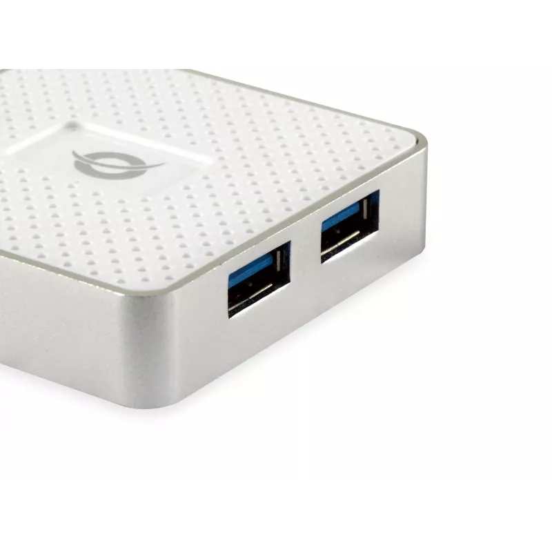 Hub di interfaccia Conceptronic HUBBIES03W USB 3.2 Gen 1 (3.1 Gen 1) Micro-B 5000 Mbit/s bianco