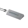 Combinazione hub-caricabatterie Conceptronic HUBBIES18G 10-in-1 60W USB 3.0, cavo 2-in-1 USB-C-USB-A, USB 3.2 Gen 1