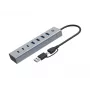 Hub Conceptronic HUBBIES20G 7 porte USB 3.0, 5 Gbit/s, USB-C x 3, USB-A x 4
