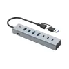 Hub Conceptronic HUBBIES20G 7 porte USB 3.0, 5 Gbit/s, USB-C x 3, USB-A x 4