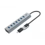 Hub Conceptronic HUBBIES21G 7 porte USB 3.0, 5 Gbit/s, USB-A x 7