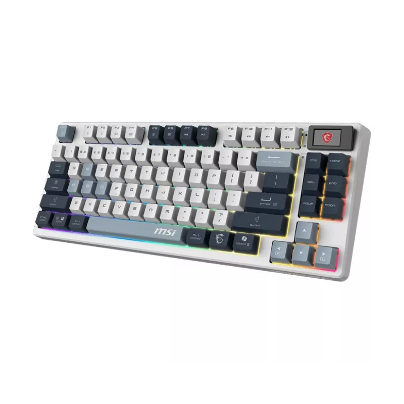 MSI Forge GK600 TKL Wireless Sky Tastiera gaming, layout DE (QWERTZ)