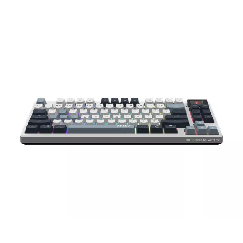 MSI Forge GK600 TKL Wireless Sky Tastiera gaming, layout DE (QWERTZ)