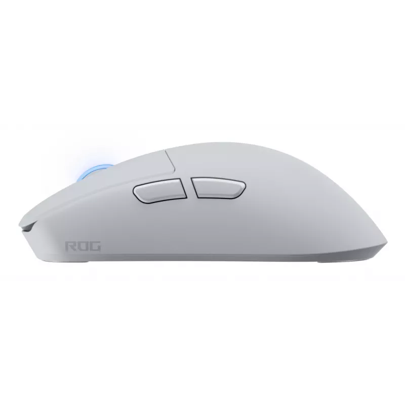 Mouse da gaming ASUS ROG Harpe II Ace, per destrorsi, ottico 42.000 DPI, RF Wireless + Bluetooth + USB Type-A, 5 tasti, bianco